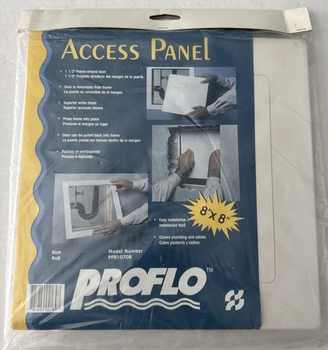 ProFlo PF910708, Plastic Access Panel, 8" x 8" - Picture 1 of 2