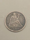 1875 Seated Liberty Silver Dime 10c