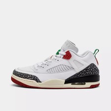 Jordan Spizike Low En Blanc Et Rouge Universitaire Toutes Tailles Stock Limité