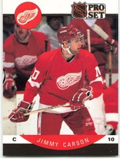 1990-91 Pro Set #67 Jimmy Carson Detroit Red Wings