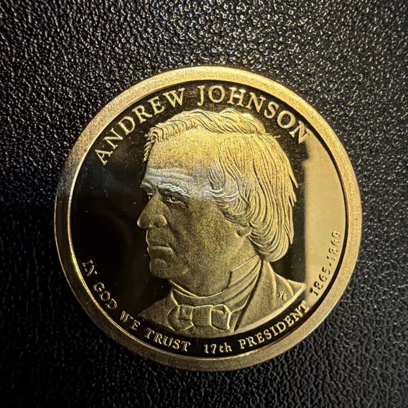 2011 s ANDREW JOHNSON PresidentiaL*PROOF* $1 Dollar Coin   F7630