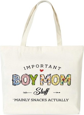 Boy Mom Gifts, Mama Tote Bag, Mother's Day Birthday  for Mama - Q01-Q08