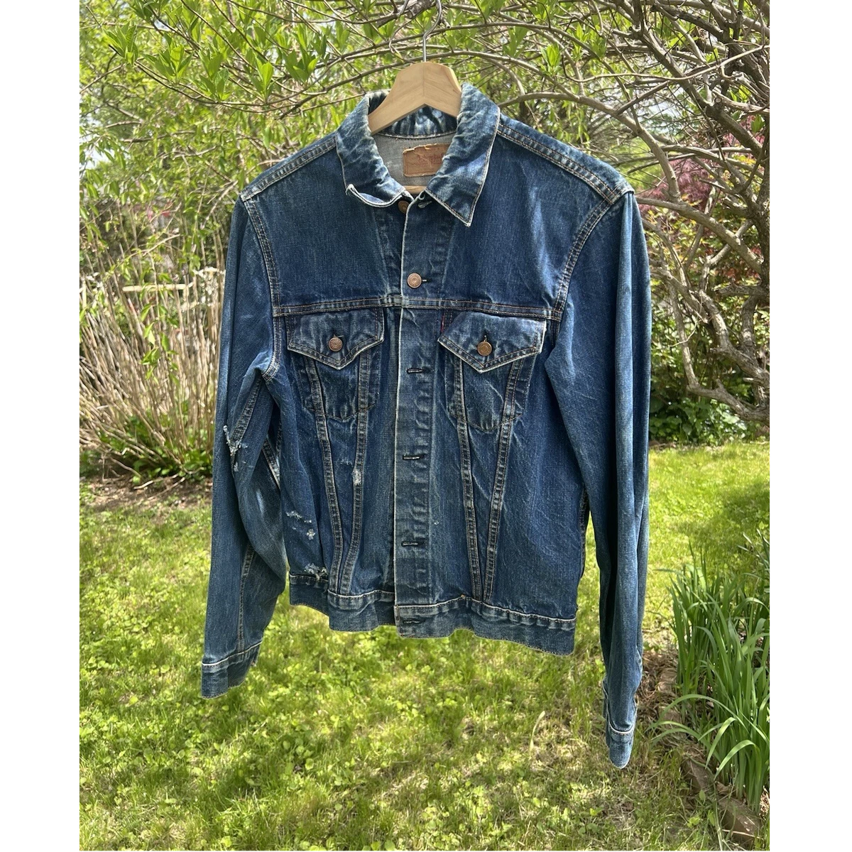 vintage mens levi jean jacket products for sale | eBay