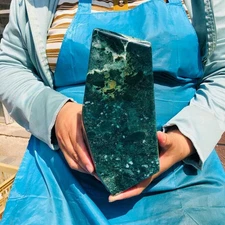 7.83LB natural Marine jasper quartz crystal free form mineral specimen Healing