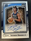 Terrence Shannon Jr Auto RC 2024-25 Donruss Optic Rated Rookie Timberwolves