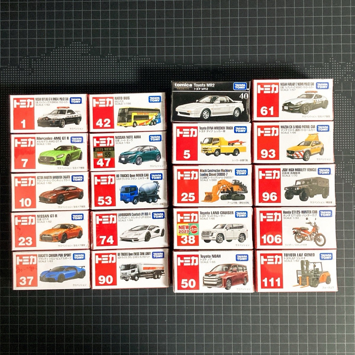 TOMY ミニカーセット 複数デザイン Lot 20 Tomica Takara Tomy New Sealed Car Japan BUGATTI ZAGATO