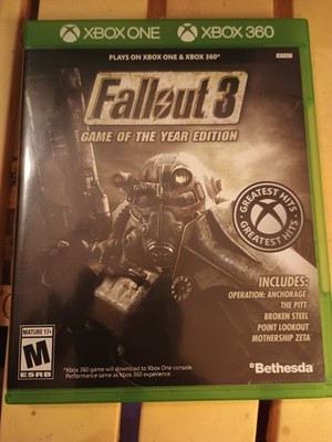 Bethesda Fallout 3 Game of the Year Edition Xbox 360/Xbox One 2008 RPG M