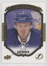 2015-16 Upper Deck UD Portraits Gold Foil 8/99 Slater Koekkoek #P-91 01qm