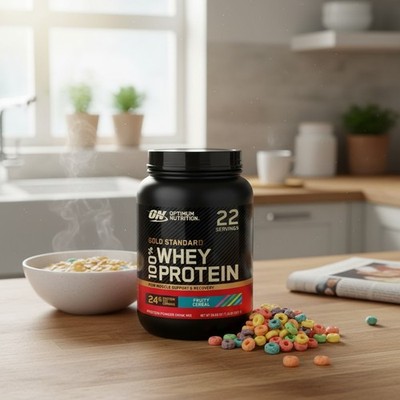 Optimum Nutrition Gold Standard 100% Whey 1.5lb Fruity Cereal 22 Servings
