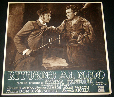 fotobusta film RITORNO AL NIDO Elio Steiner Erminio Spalla 1945 RARA #5