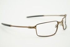 Excellent Oakley SQUARE WIRE 3.0 Brown Chrome Sunglasses Frames Only