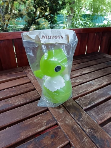 Rolly Polly little Green Ducky BRAND NEW in its bag vintage Hungarian Politoys - Picture 13 of 13