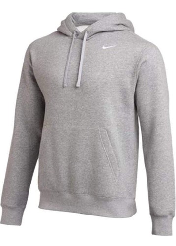 Nike Sportswear Men OR Women's Club Pullover Hoodie-Gray-Small-Logo-NEW!!!