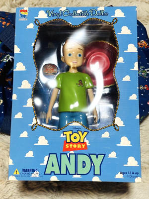 Pixar Medicom Toy Andy Toy Story Vinyl Collectible Dolls 475777
