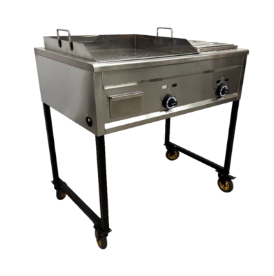 #ad NEW 41quot; Taco Cart Griddle Steam Table Wheels Propane Stratus Plancha 2 Burner $1185.00