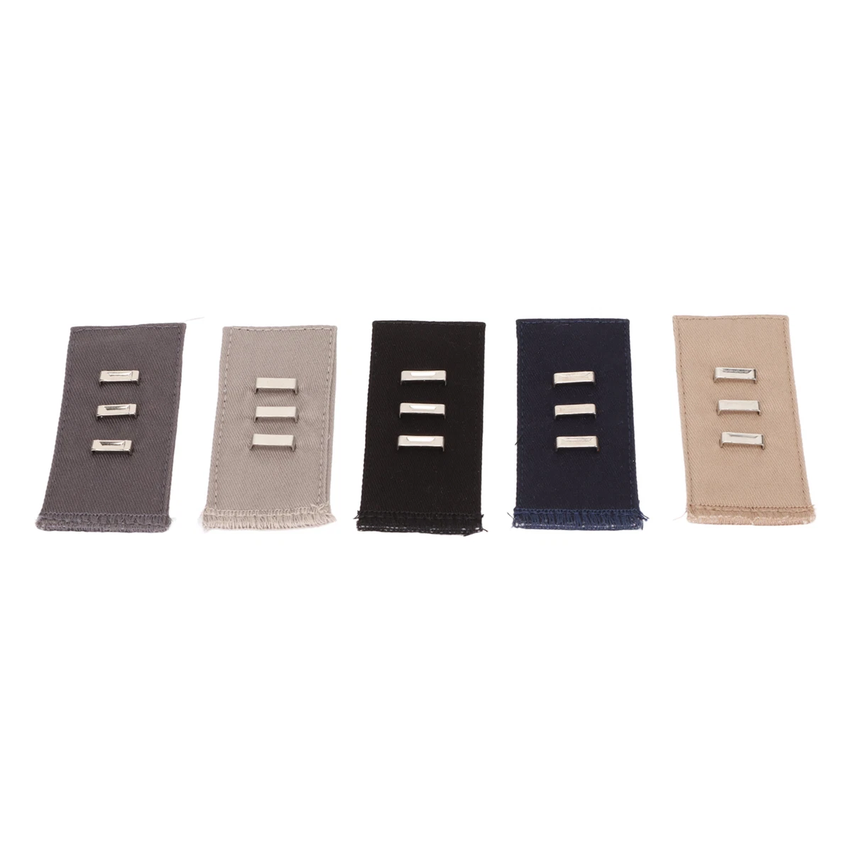 5PCS Pants Waist Extenders with Metal Hook Waistband Extender Set for  Pants, Jeans, Trousers and Skirts