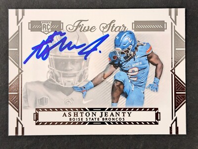 Ashton Jeanty Five Star Boise State AUTO Autograph Limited