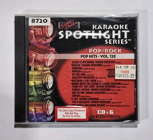 Sound Choice Spotlight Series Pop Hits Volume 128 CD + G -- NEW! SEALED!! - 第 1/2 張圖片