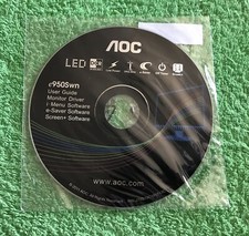 AOC E2252S WD User Guide Driver CD ROM Disc NEW  FREE GIFT WITH ORDER 