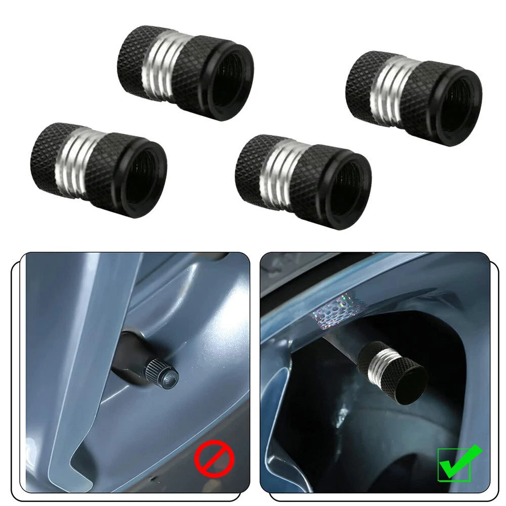 4pcs Aluminum Tire Valve Cover Tyre Valve Stem Caps Car SUVs Motorcycle Bicycle 4pcs Aluminum Tire Valve Cover Tyre Valve Stem Caps Car SUVs Motorcycle Bicycle
