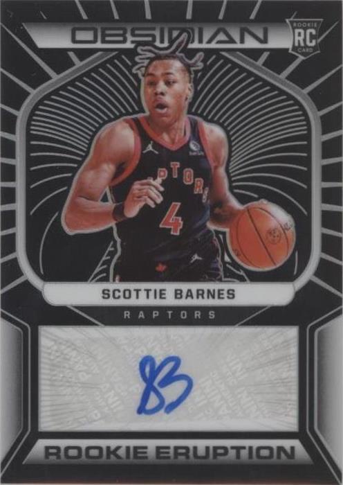 2021-22 Panini Obsidian - Scottie Barnes #RES-SCB - 1 of 2