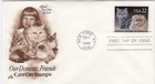 Usps Fdc #2375 1988 22¢ American Shorthair and Persian Cats ArtCraft St2453
