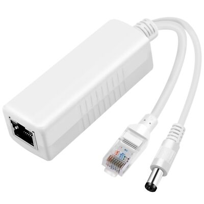 2-Pack Gigabit PoE Splitter 12V 2A Output with IEEE 802.3af/at Standard Compl...