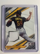 2022 Panini Chronicles Limited Swatches LS-RC Roansy Contreras RC Red #LS-RC
