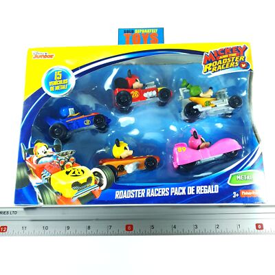 Mickey And The Roadster Racers 5 PACK gift set Disney diecast