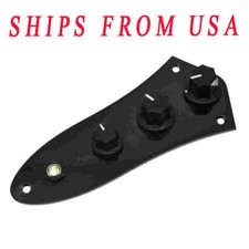 Loaded Control Plate Pre-Wired Control Plate w/ Wiring Harness for Fender J Bass