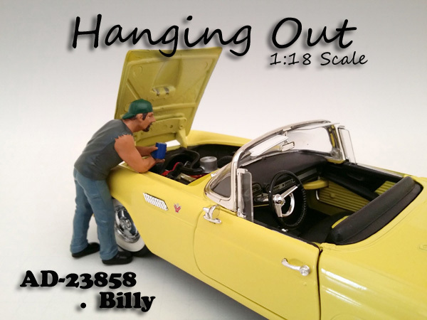 1:18 Scale American Diorama 23858 Hanging Out Billy Figure for Model Displays  