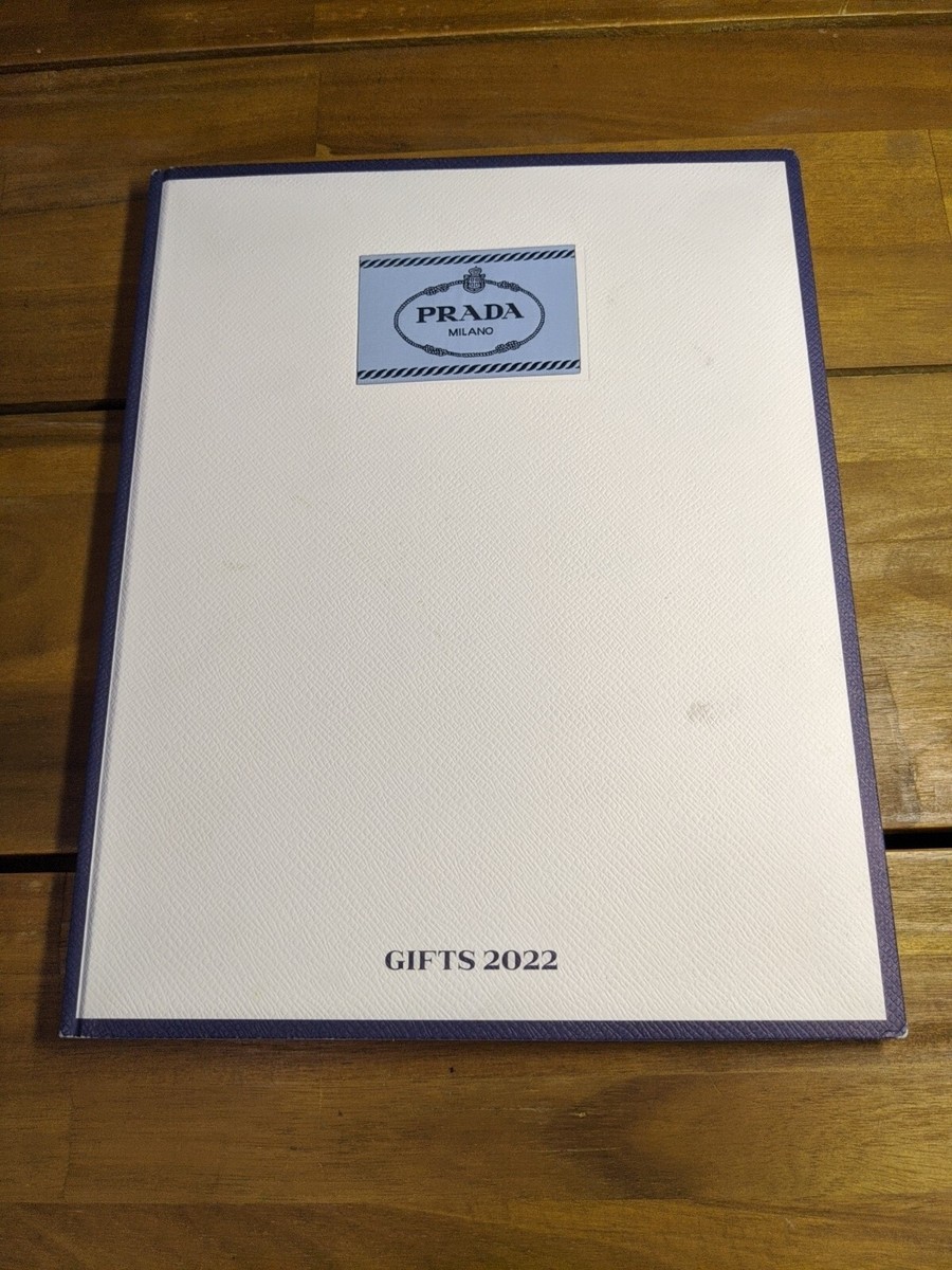 Prada Milano Gifts 2022 Fashion Catalog Book | eBay