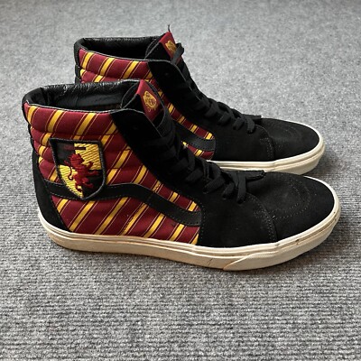 Vans Harry Potter Gryffindor Hi Top Sneakers Mens 11 Skater Burgundy Gold Vans x Harry Potter Gryffindor SK8 Hi Shoes Mens 11.5 US  main image 4