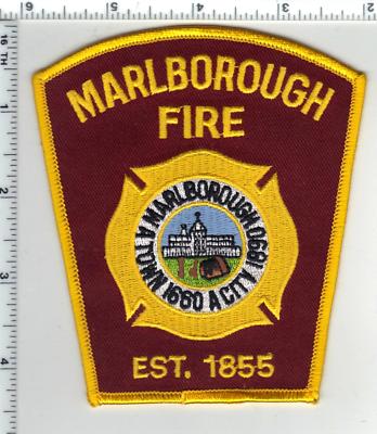 Marlborough Fire Department Massachusetts Shoulder Patch New 1980 S Ebay