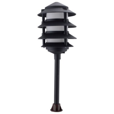 ORBIT 2040-C-GN 4-TIER LOW-VOLT. CLEAR PAGODA LIGHT -GREEN