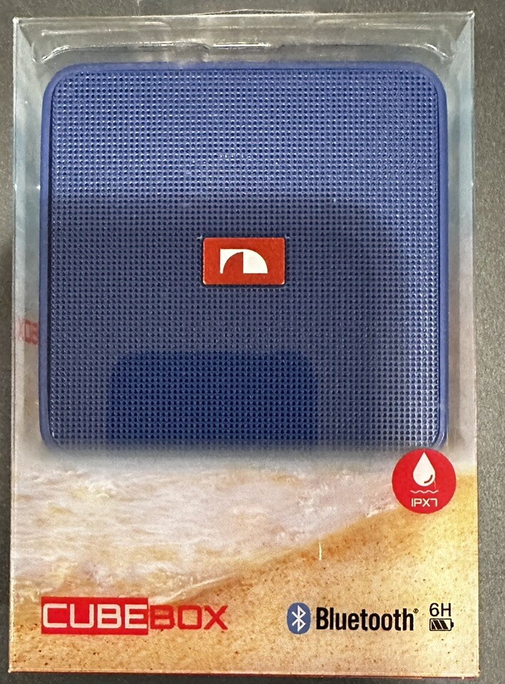 Nakamichi 55W Portable Bluetooth Cube Speaker - BLUE