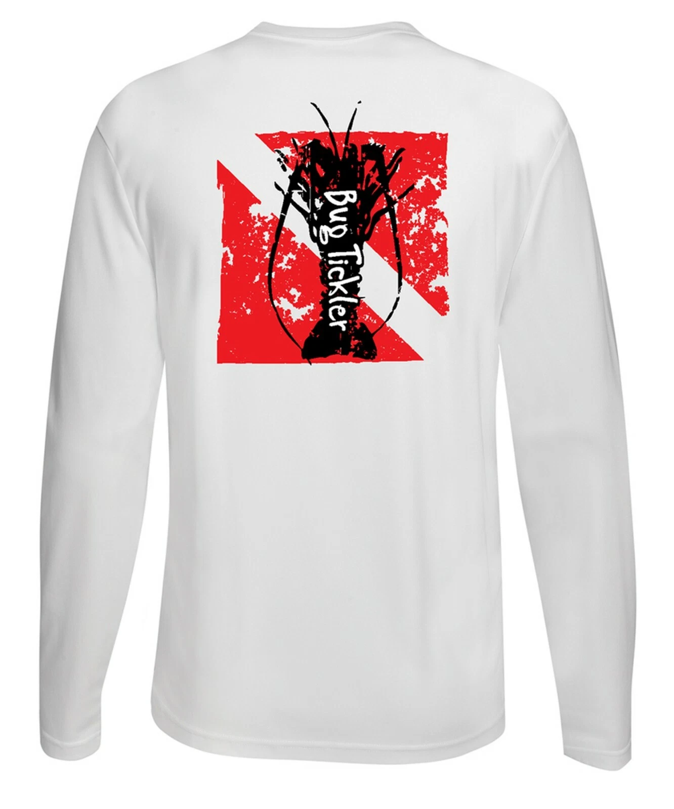 Lobster Performance Dive Flag UPF 50+ Sun Shirt, Lobster Fishing Shirt Hoodie
