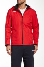 NWT Mens ASICS Summit Jacket Red/Black Sizes M, L