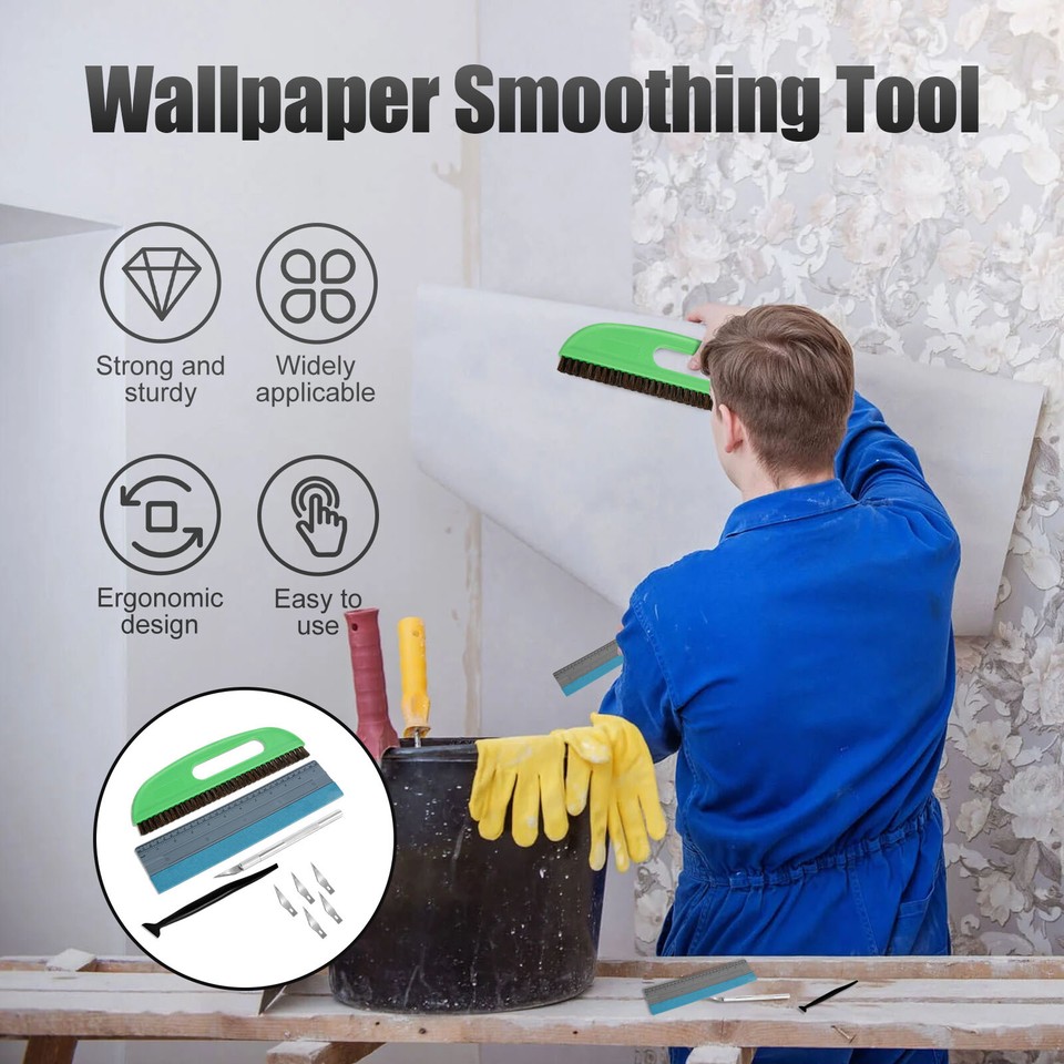 Wallpaper Smoothing Tool Kit Multipurpose Wallpaper Tool Set Peel Stick
