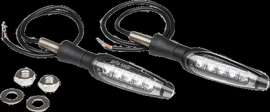 燈　連絡用 Yosh LED Front Turn Signal Kit With Clear Lens Kawasaki Z125