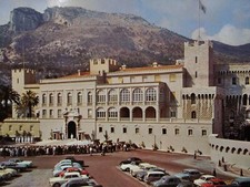France Postcard Mid 1900s Rare Palace Prince Cars Stamp Greenwood SC