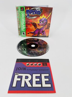 Spyro 2 Ripto's Rage Sony 1999 Play Station Ps1 PSX Greatest Hits Complete Game