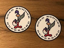 2x ROAD RUNNER Aufkleber Beep Coyote USA V8 Hot Rod Oldschool Retro Sticker #256