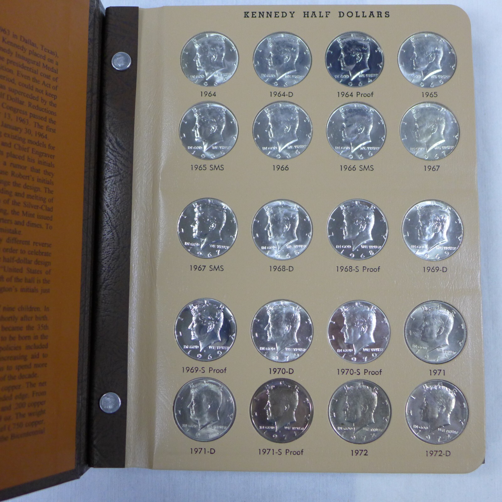 1964 2011 Complete PDSS Kennedy Half Dollar Set 158 Coins In Dansco