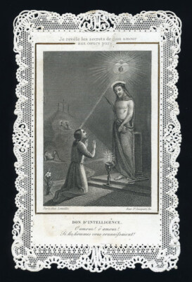 santino lace-holy card-canivet*LETAILLE-DONO DI INTELLECTO