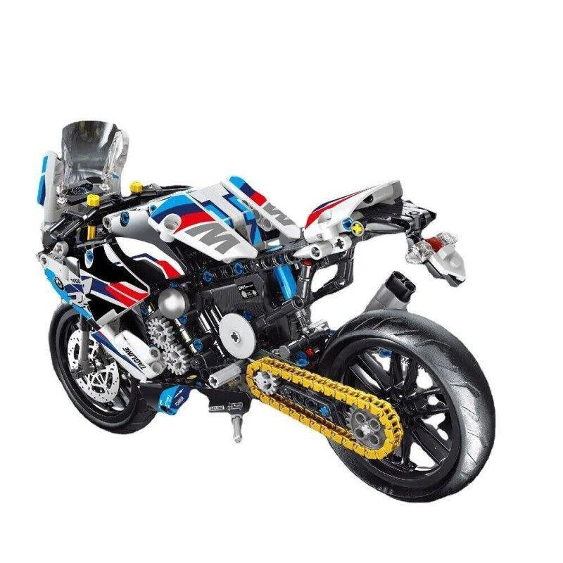 Building Blocks Set MOC 1000R Road Motorcycle Bike Bricks DIY Model Kids Toys - Image 2 of 4