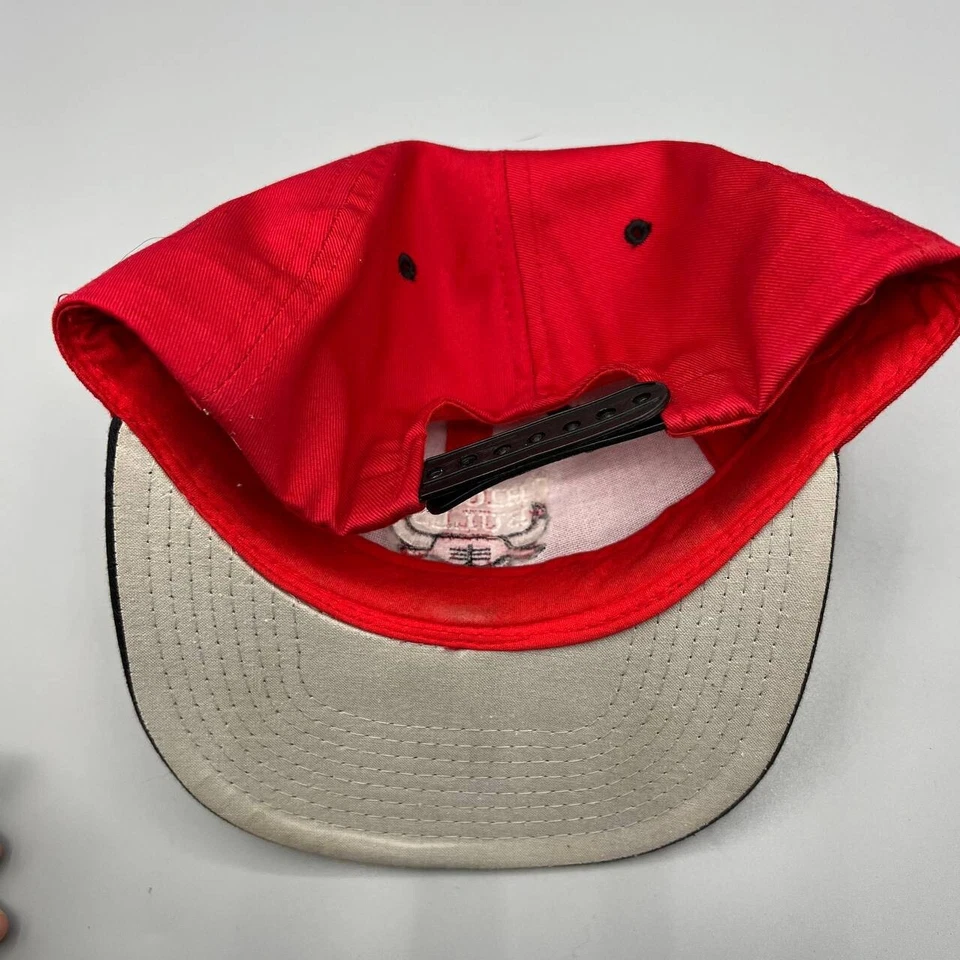 De colección Chicago Bulls Sombrero Hombres Rojo Negro Drew Pearson NBA Snap Back Gorra Jordan Foto 4 de 4