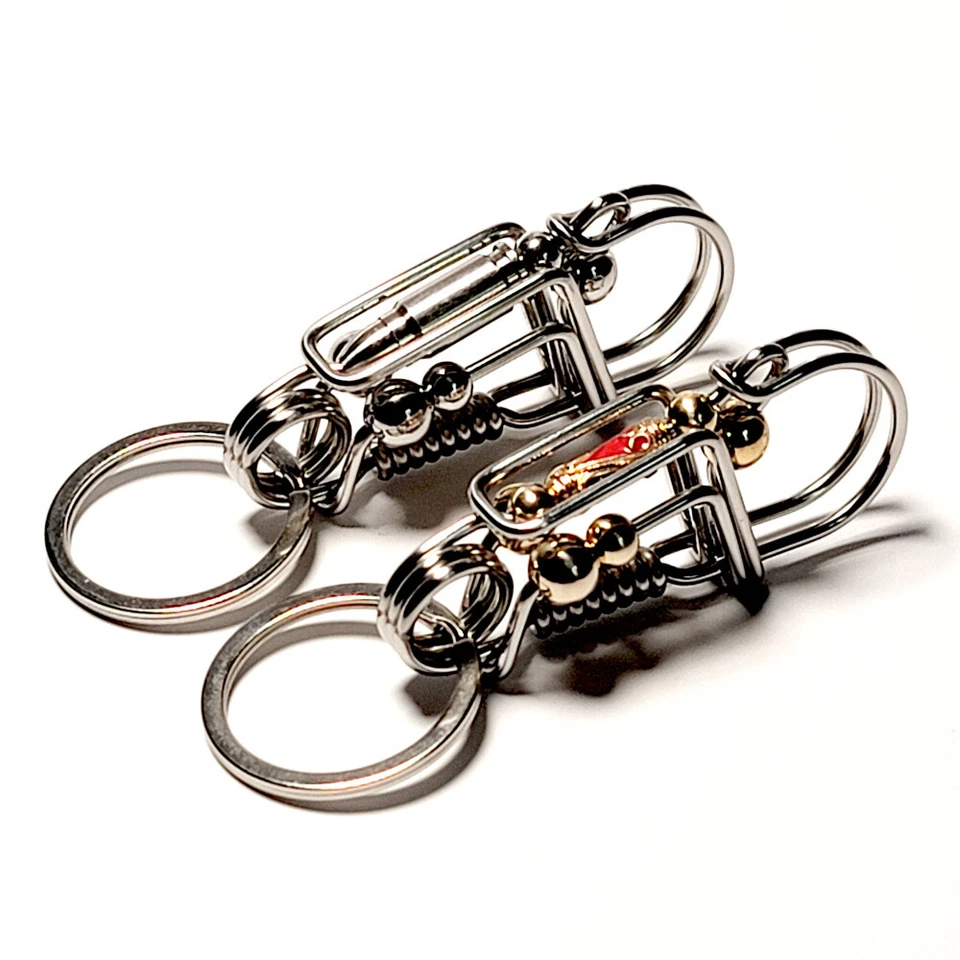 Creative Wire Keychain Gift Car Key DIY Handmade Key Chain Clasps for Men Women - Image 3 of 4