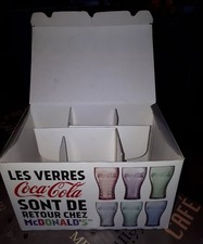 COFFRET VIDE des verres COCA COLA MC DO 2018 , neuf , jamais utilisé .