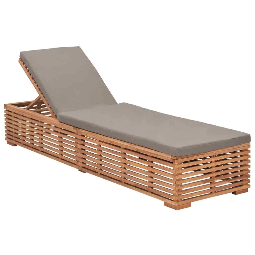 Rattan reclining sun lounger outlet